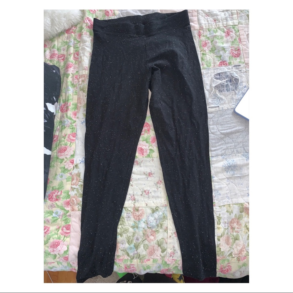 PINK Victoria Secret White-Speckled Leggings